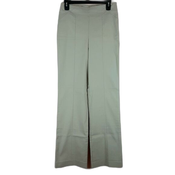 Bellissima Fashions Pants - NEW Bellissima Fashions Women Straight Pants High Waist Side Zip Beige Size 6